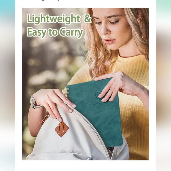 Mountain Design Blue Spiral Notebook - Picture 6 of 6